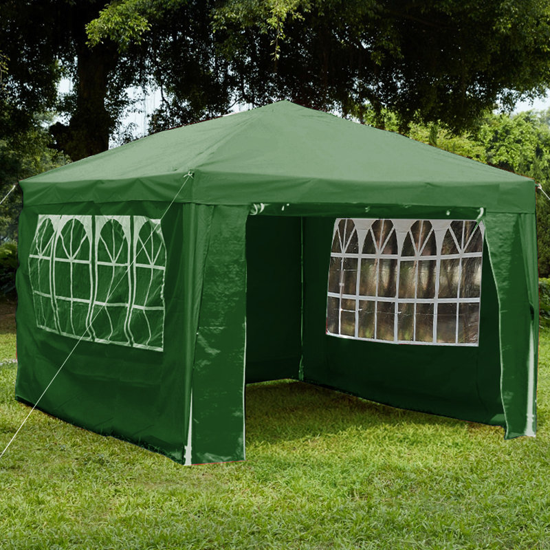 Rakestraw 3 x 4m Metal Party Tent, Green