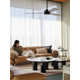 52" Tora 3 - Blade Standard Ceiling Fan with Remote Control
