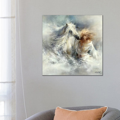 Scene in Water 1 Piece Wrapped Canvas Wall Art
