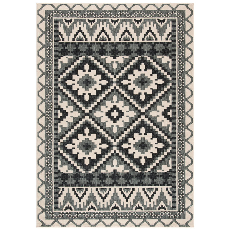 Northpoint Veranda Performance Southwestern Indoor/Outdoor Area Rug, Rectangle 2'7" x 5'