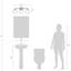 Éclairage de salle de bain à intensité variable 3 lumières Lochleven-1044023348