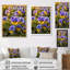 «Mauve, jaune, nature, pensées IV» sur toile-1708623622-1708623627
