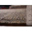 Tapis oriental brun à rayures marocaines 6 x 11