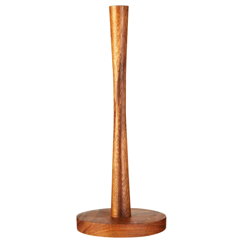 Wood Free-Standing Paper Towel Holder