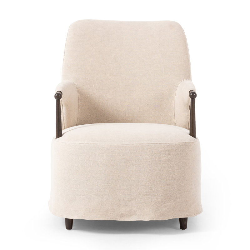 Brently Chair, Cream Linen