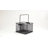 Mind Reader Utensil Holder, Silverware Organizer, Caddy, Kitchen, Metal, 7"L x 7"W x 5"H, 2-Pack