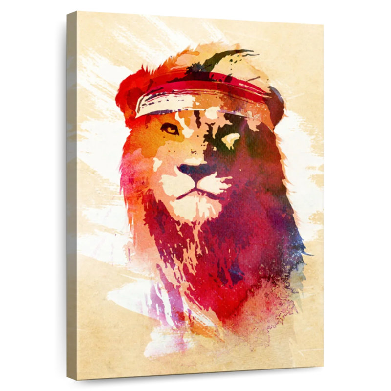 Brampt Gym Lion, 39" H x 26" W