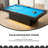 Premium Solid Wood Standard 9'Pool Table