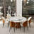 Upholstered Kitchen Dining Chairs (Set of 6)