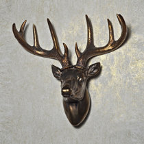 Faux Animal Heads Wall Decor