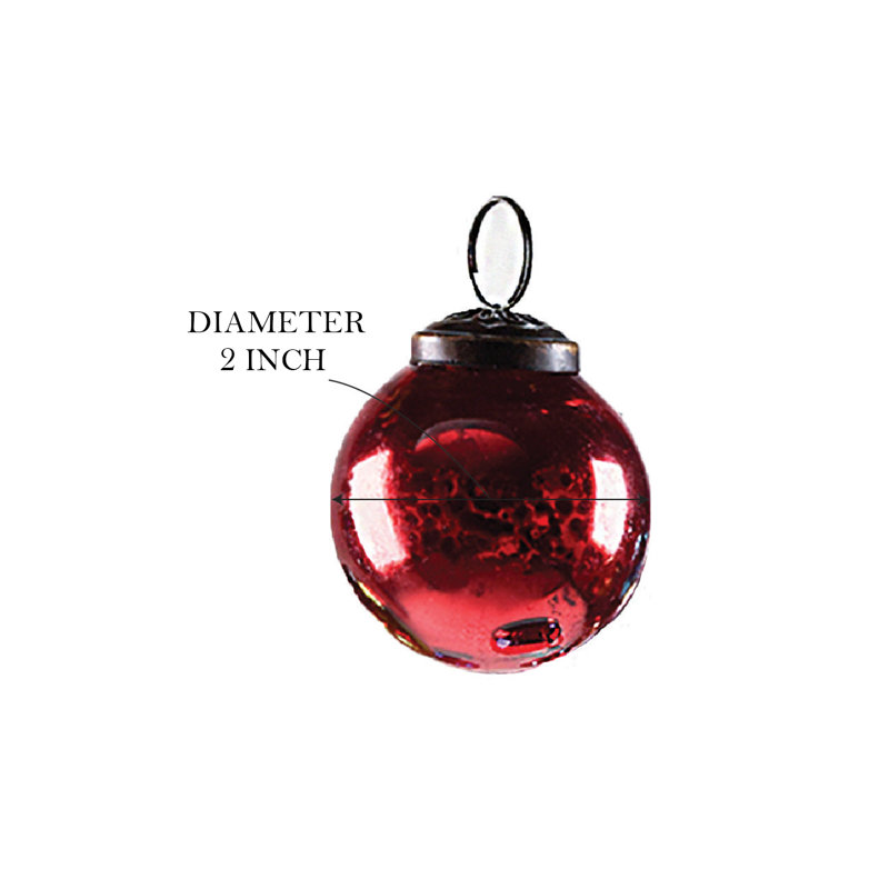 2'' Glass Ball Ornament