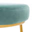 Saroun Upholstered Counter Stool with Metal Frame-871434205