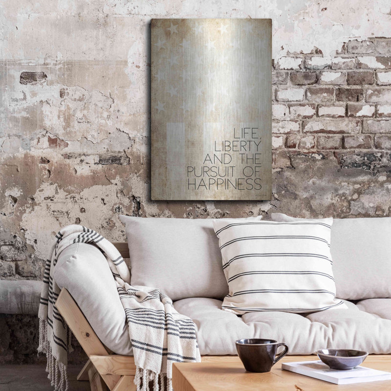 «Life, Liberty And Happiness» par Susan Ball, H 36 po x l 24 po