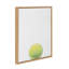 «Tennis Ball Portrait», reproduction d'art sur toile encadrée en couleur