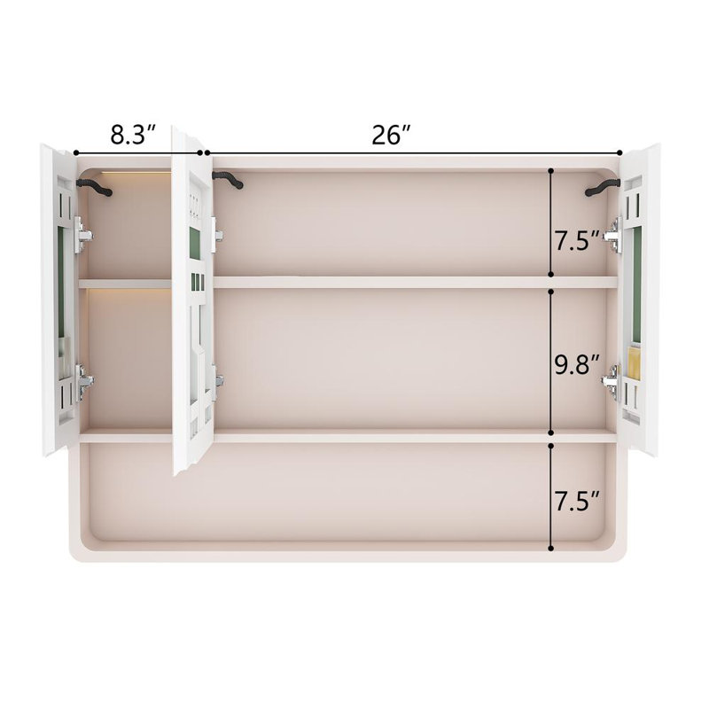 Elegant LED Mirror Cabinet