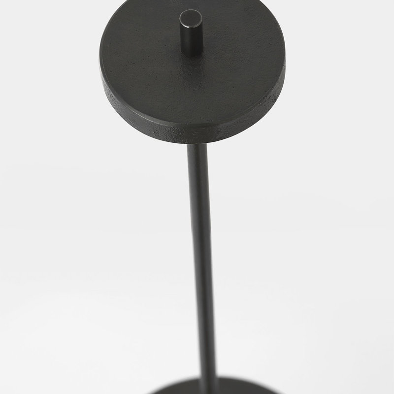 Kelly Wearstler Sene Rechargeable Table Lamp, 12.25" H x 3.25" W x 3.25" D, Black, 1.5 W