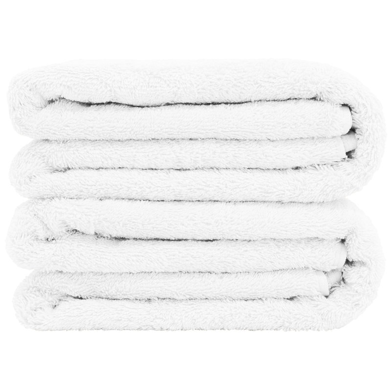 Ensemble de serviettes de bain 100% coton 2 pièces Orchid, Blanc