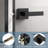 Black Interior Mortise Door Lever