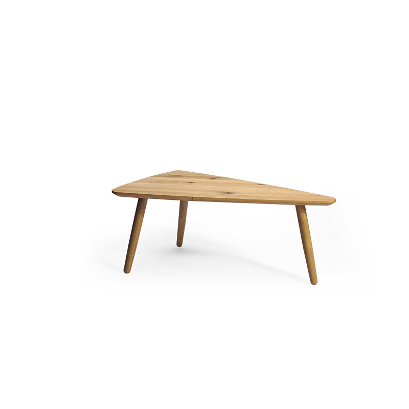 Belinda Solid Coffee Table, Beige, 38cm H x 92.5cm L
