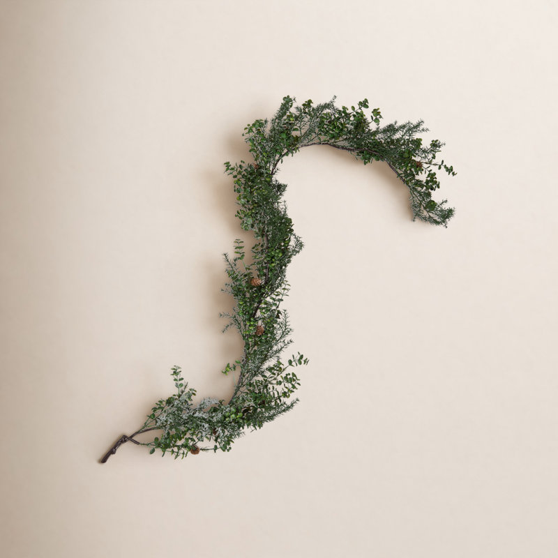 72 in. Lighted Fresh Faux Artificial Cedar Garland