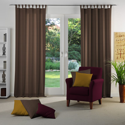 Coursey Room Darkening Curtain Single Panel