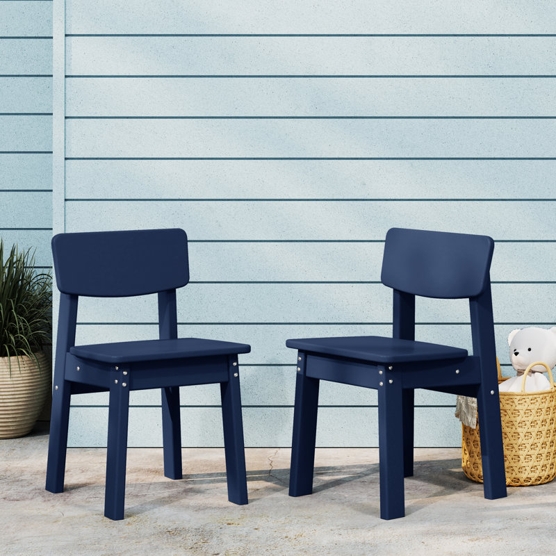 Chaise de salle à manger pour enfants, Bleu