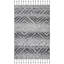 Tapis gris anthracite / gris en laine / viscose Powell-1039608083