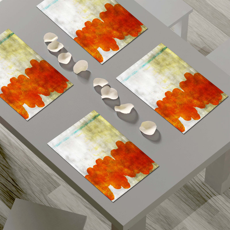 Napperon abstrait en polyester