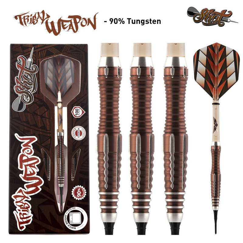 Shot Darts Tungsten Darts, 19 Gm