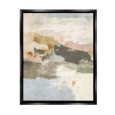 "Peinture abstraite rustique" par Suzanne Nicoll sur toile