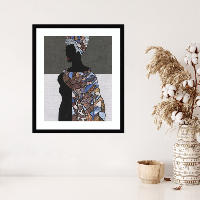 «The Opera Soprano Lady I» par Coco Good, impression sur bois encadrée, H 25 po x l 21 po
