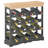 Wine Rack Wine Bottle Holder with Top Tray Floor Wine Cabinet Organizer-557733464