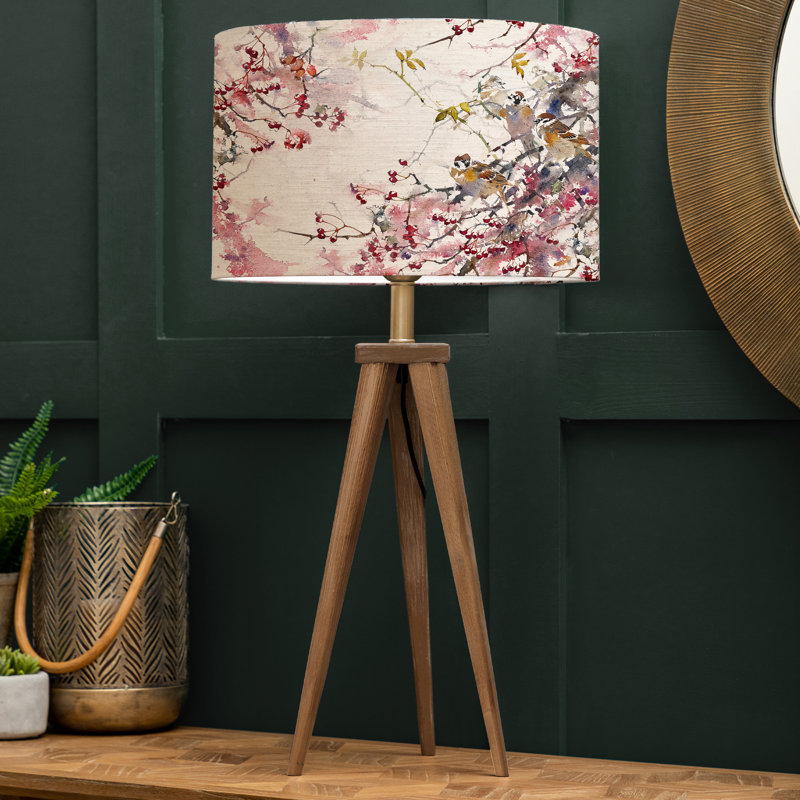 Brushwood Solid Wood Tripod Lamp