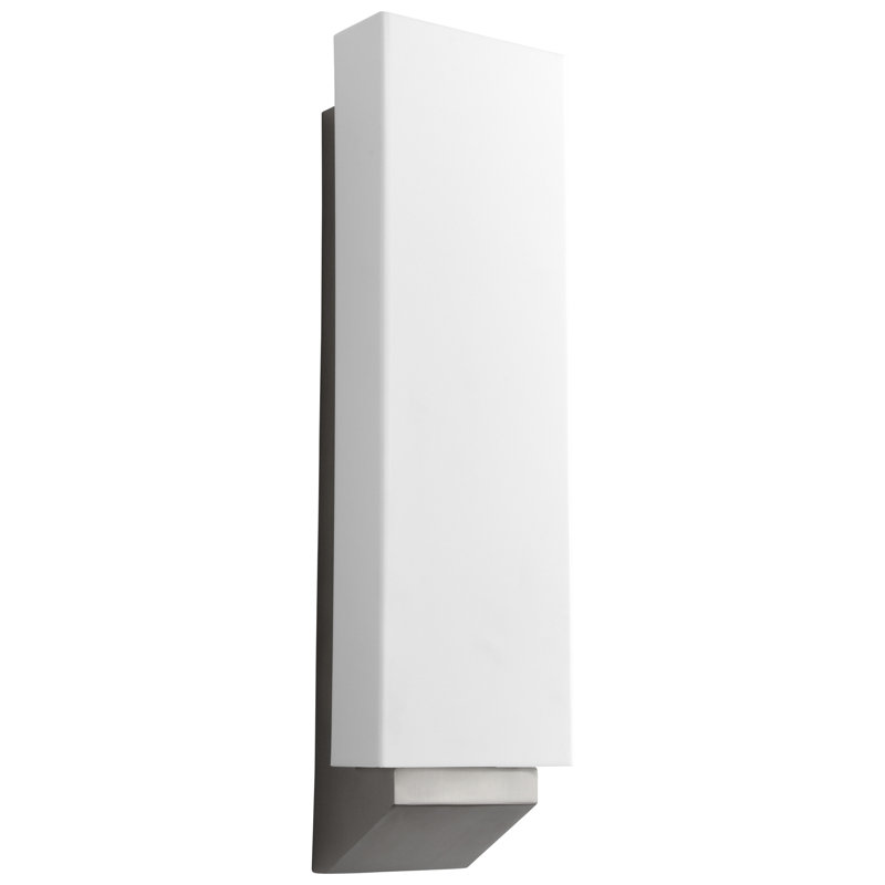 Applique murale à bras en nickel satiné à intensité variable à 1 lumière Argens