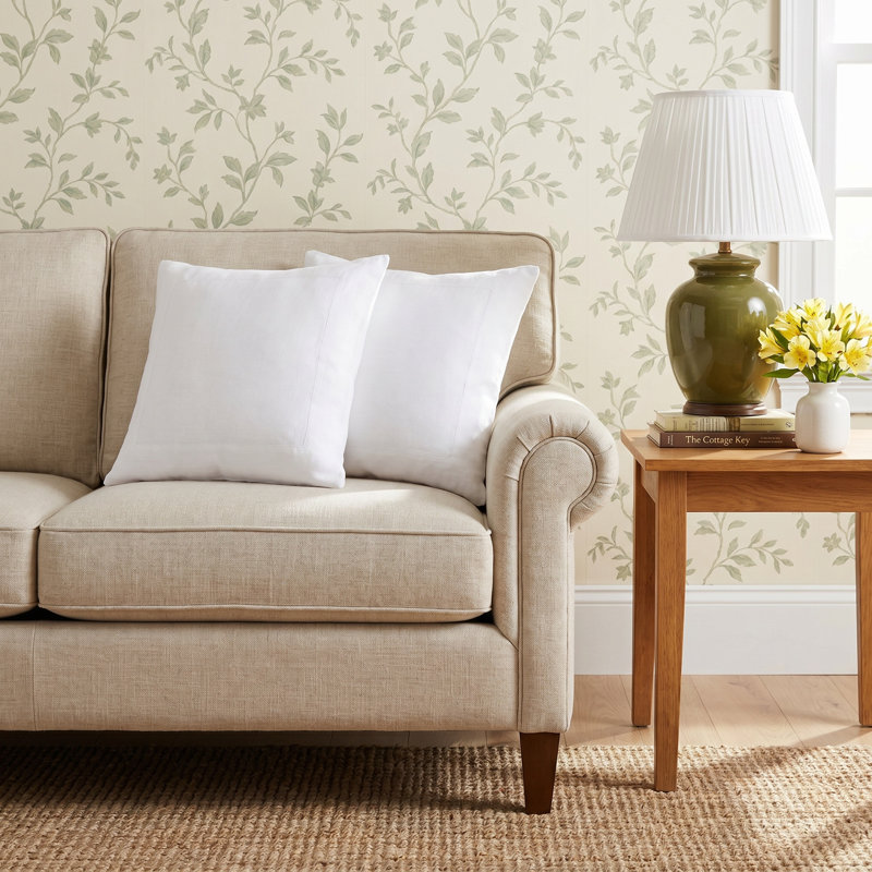 Wilkins Avia Linen Sham, White, Standard