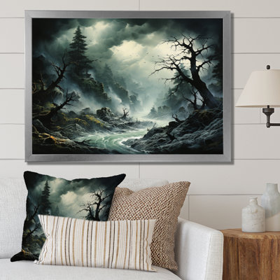 Tempête de rafales de chaos sur toile