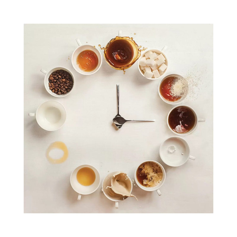 It's Always Coffee Time by Dina Belenko - Wrapped Canvas Panoramic Print, 45.72 cm H x 45.72 cm W x 1.91 cm D