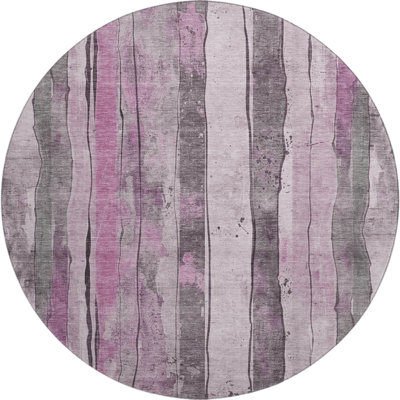 Premium Machine Washable Crestover AMF1874 Stripes Rug