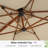 156'' x 120'' Rectangular Cantilever Umbrella with wheeled Base-1223525636