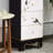 Hand-painted solid wood drawer high accent chest