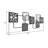 2 Piece Matrix Panel Square's Contemporary Metal Wall Décor Set