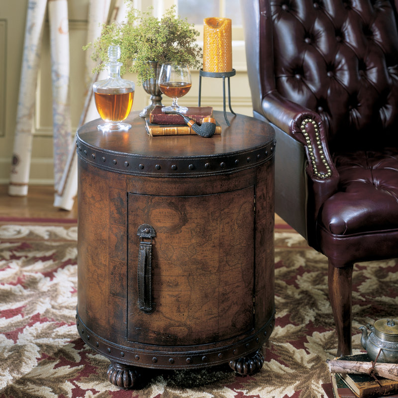 Table de bout avec rangement Paulden