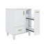 Meuble-lavabo 24 po avec lavabo, armoire de salle de bain avec tablette de porte, tiroir profond, panier coulissant à 2 niveaux-1110717515