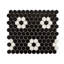 Carreau de mosaïque en porcelaine nid d'abeille 1 po x 1 po Value Series-74167573