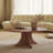 Mid-ancient style light luxury walnut tea table