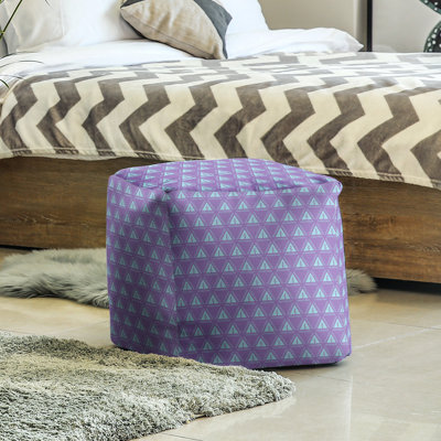 Upholstered Polyester Blend Cube