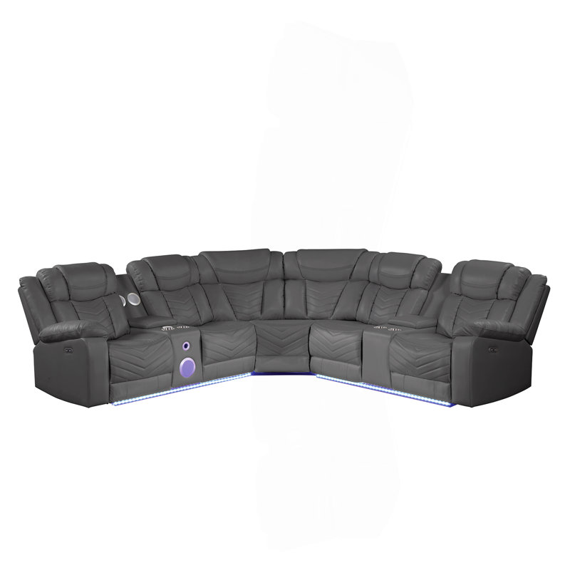 Canapé modulaire inclinable de style moderne