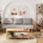Austin Modern Solid Wood Rectangular Coffee Table with Storage Shelf – Sleek & Versatile-150368370
