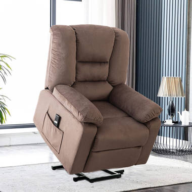 Orren Ellis Faux Leather Recliner Heated Massage Chair With