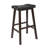 Upholstered Counter Stool with Solid Wood Frame-1100477978